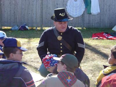 Veterns Day with Scouts